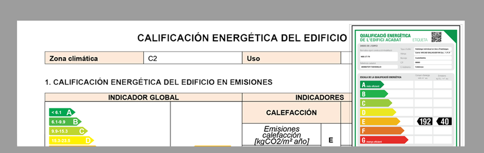Certificado Energético Barcelona